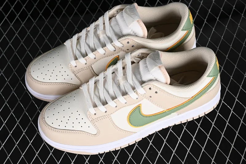 All categories Nk SB Dunk series Nk SB Dunk Low low-top sneakers Nk Dunk Low "Pale Ivory" dark and light ivory color matching SB low-top sports and leisure sneakers FQ6869-131